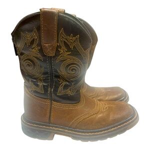 Georgia Boot Carbo-Tec LT Big Kids Pull-On Saddle Boot